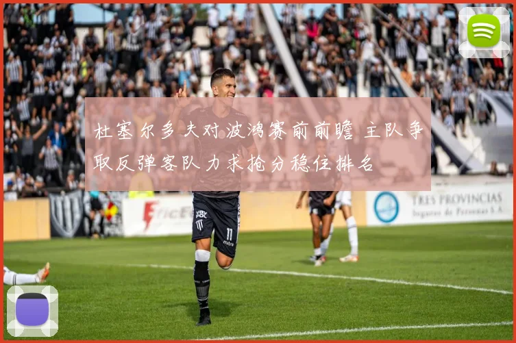 杜塞尔多夫对波鸿赛前前瞻 主队争取反弹客队力求抢分稳住排名