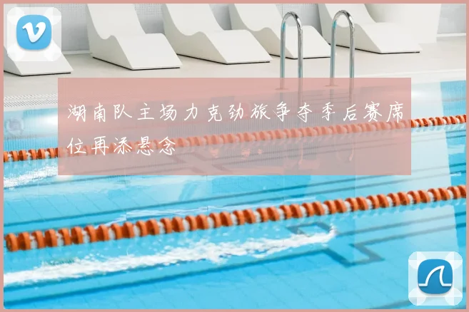 湖南队主场力克劲旅争夺季后赛席位再添悬念